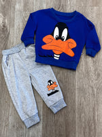 Daffy Duck Cartoon Sweatshirt Set 2 pc