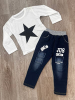 Stretchy Denim Star 3pc Set