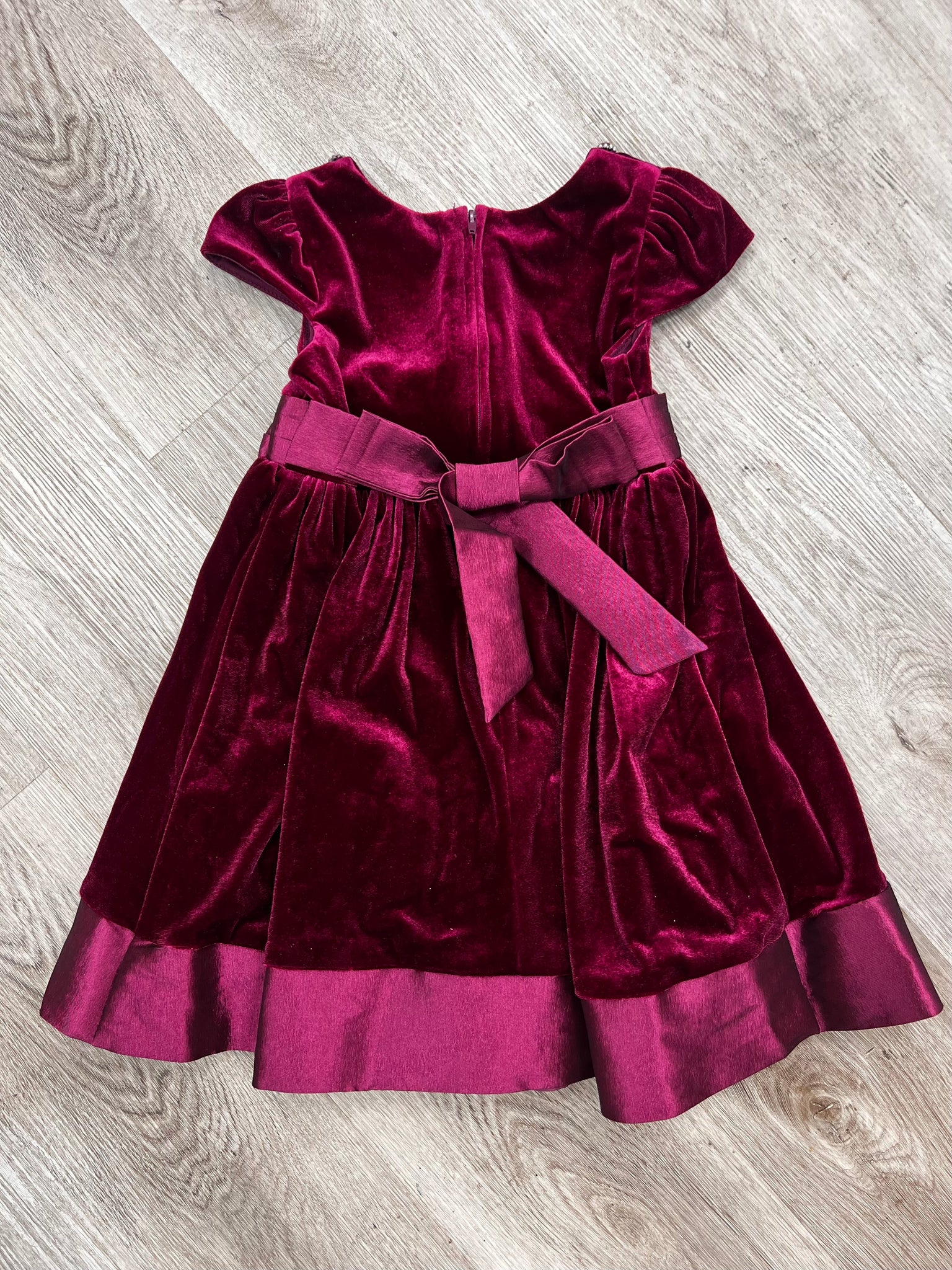 rare editions red velvet dress Rare Editions Girls 7-16 Velvet Bodice Flocked Mesh Skirt Dress, Black