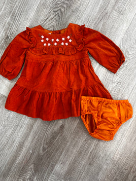 Bonnie Baby Corduroy Dress Set
