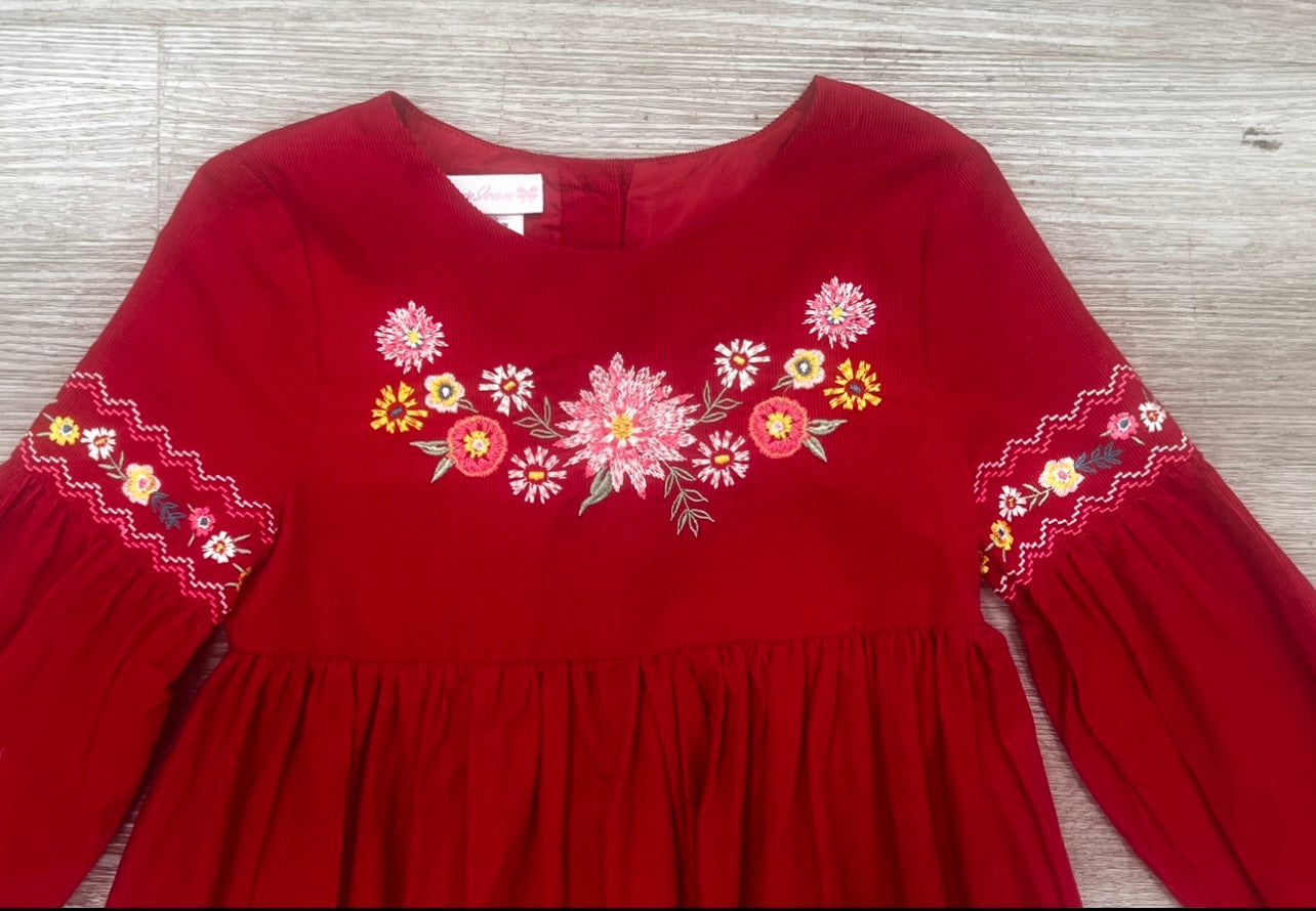 bonnie jean embroidered dress Bonnie Jean Little Girls Sleeveless Bow Shoulder Detail Floral Printed Eyelet Embroidered Dress, , Yelllow3T