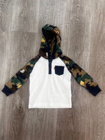 Levi’s Camo Thermal Long Sleeve Hooded Shirt