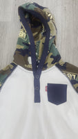 Levi’s Camo Thermal Long Sleeve Hooded Shirt