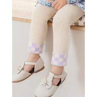 Checkered Fleece Leggings