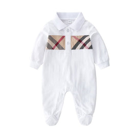 Tartan Plaid Footed Onesie