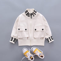 Letter Patterned Jacket