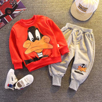 Daffy Duck Cartoon Sweatshirt Set 2 pc