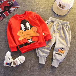 Daffy Duck Cartoon Sweatshirt Set 2 pc