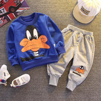 Daffy Duck Cartoon Sweatshirt Set 2 pc