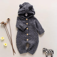 Hooded Knit Jumpsuit