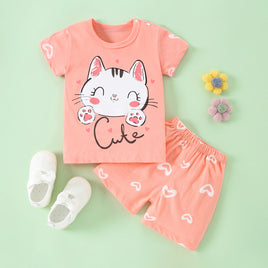 Cute Cat Short Set