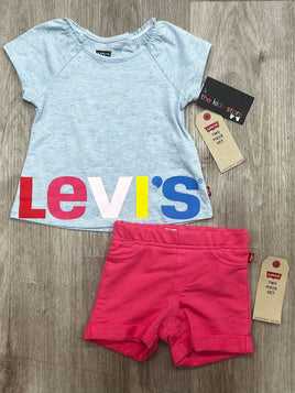 Levi's Rainbow Short Set